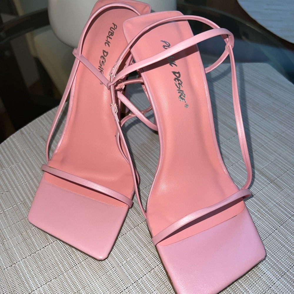 Pink heels